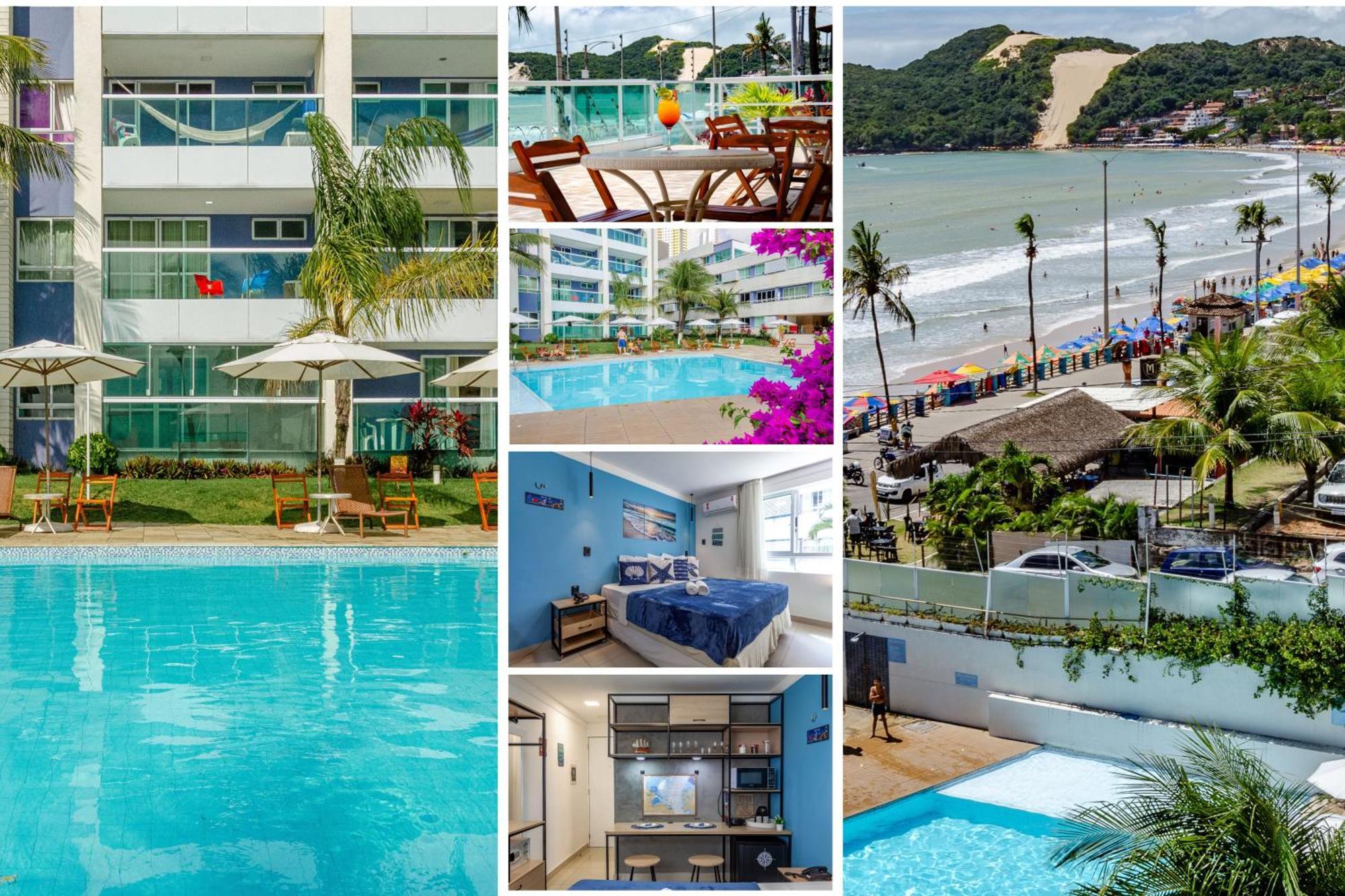 Hotel Pe Na Areia Com Piscina, Wifi E Estacionamento Em Ponta Negra Natal
